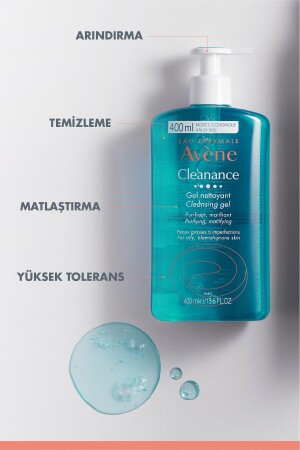 Cleanance Cleansing Gel Mattierendes Reinigungsgel für fettige und zu Akne neigende Haut 400 ml - 4