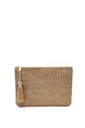 Cleopatra Damen-Clutch & Portfolio aus Stroh C062203 - 1