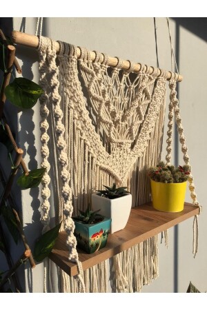 أزياء الجدار من الرف المكرم المصنوعة يدوياً - Cleopatra Dekorasyon