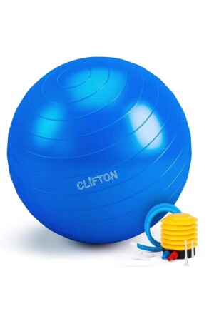 CLFGYMT 65 cm schnurgebundener Pilates-Ball und Pumpen-Set, Platten, Balance, Yoga, Sport, Gymnastikball, Gymnastik - 1
