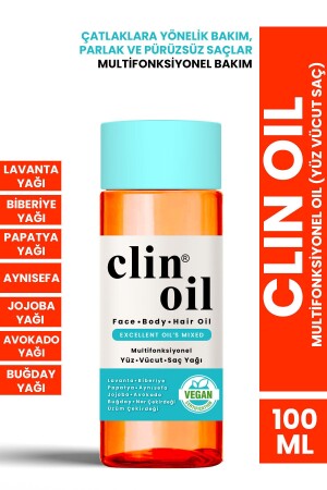 Clin Oil Multifonksiyonel Oil (YÜZ VUCÜT SAÇ) 100 ml - 1