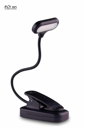 Clip-on Buch Leselampe Led Buch Lesen 3 LED Latch Lampe Weißes Licht Tischlampe-fnr100 - 5