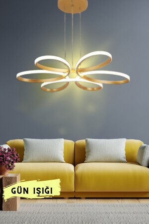 Clover Pendelleuchte LED Kronleuchter Antik / Tageslicht - Wohnzimmer - Lounge - Schlafzimmer - Küche papatyaaging - 3