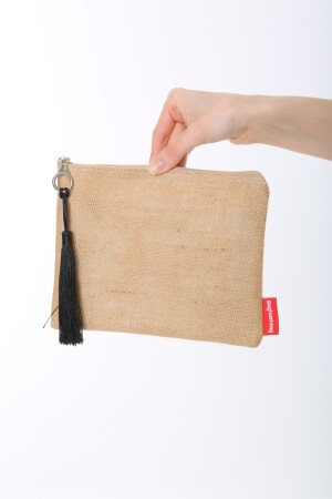 Clutch-Portfoliotasche aus Jute - 3