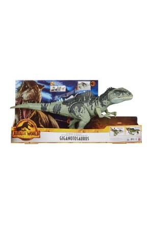 CLZ505 Jurassic World Kükreyen Dev Dinozor Figürü Giganotosaurus 55 CM 887961968644 - 6