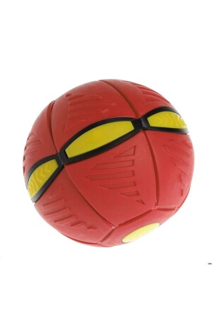 Co-8810 Flat Ball (PHLAT BALL) Dönüşebilen Uçan Frizbi Disk Futbol & Eğlence Topu Kırmızı CO-1069 - 2