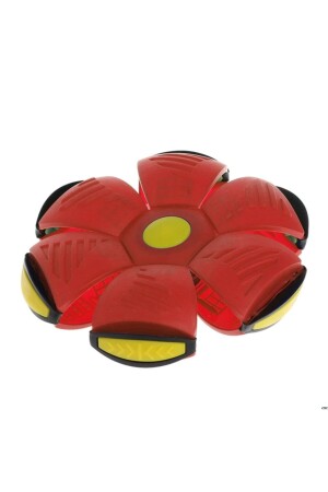 Co-8810 Flat Ball (PHLAT BALL) Dönüşebilen Uçan Frizbi Disk Futbol & Eğlence Topu Kırmızı CO-1069 - 4