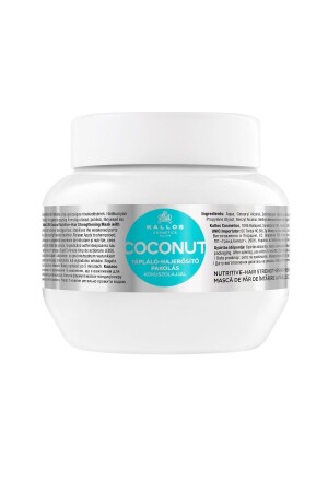 Coconut Hindistan Cevizi Yağı İçeren Güçlendirici ve Besleyici Saç Bakım Maskesi 275 ml - Kallos Cosmetics