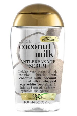 Coconut Milk Hindistan Cevizi Sütü Kırılma Karşıtı Serum 100ml - 4