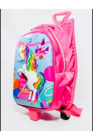 Çocuk Anaokulu Çekçek Valiz Çanta Atlı Unicorn - 2