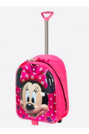 Çocuk Çekçek Valiz Anaokulu Çantası Minie Mouse - 2