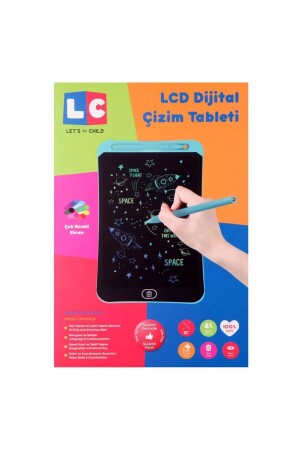 Çocuk Eğlenceli Ve Eğitici Dijital Renkli Çizim Tableti 12 Inç LC-30912 - 7