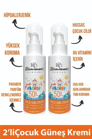 Çocuk Güneş Kremi 50ml 2'li Set 74 - 2