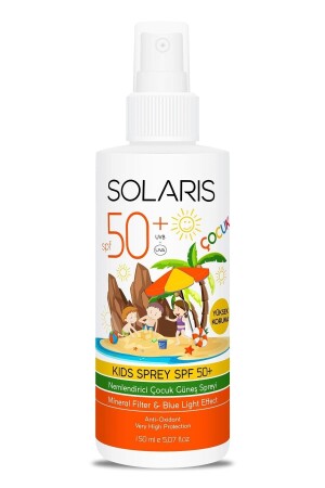 Çocuk Güneş Kremi Kolay Emilen Sprey Spf 50 Hassas Ciltler Için Yüksek Koruma 150 ml 8683052300223 - 2