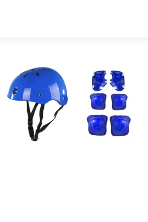 Çocuk Kask Dizlik Dirseklik Kemik Set 7 Parça Toprock010101001766 - 1