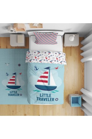 Çocuk Odası Dijital Baskılı Tek Kişilik Çarşafsız Nevresim Takımı 160x220cm Model0029 i00029029000 - instababyrooms