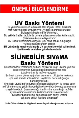 Çocuk Odası Tablo 6 Parça Eğitici Duvar Tabloları Renkler Sayılar Harfler Günler Vb. Tablo Modelleri - 7