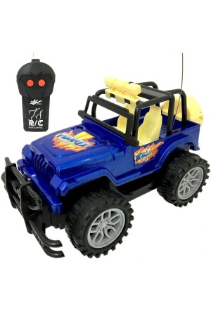 Çocuk Safari Arazi Aracı Uzaktan Kumandalı Yarım Fonksiyon ( Ileri Geri) Oyuncak Jeep Jip Araba P12502S825 - 1