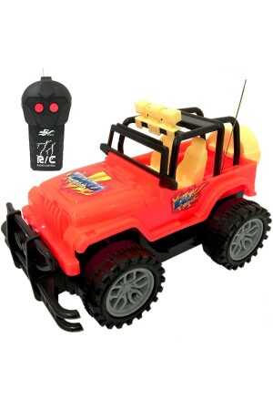 Çocuk Safari Arazi Aracı Uzaktan Kumandalı Yarım Fonksiyon ( Ileri Geri) Oyuncak Jeep Jip Araba P12502S825 - 2