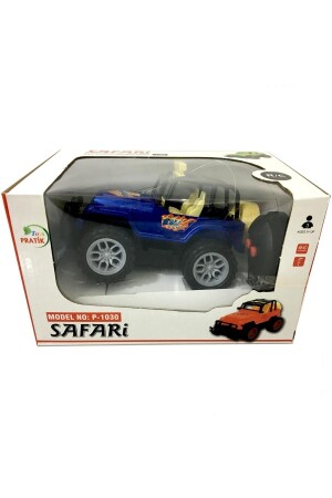 Çocuk Safari Arazi Aracı Uzaktan Kumandalı Yarım Fonksiyon ( Ileri Geri) Oyuncak Jeep Jip Araba P12502S825 - 3