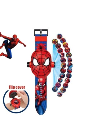 Çocuk Spiderman Figürlü Projeksiyonlu Dijital Kol Saati SPR-PAW - 1