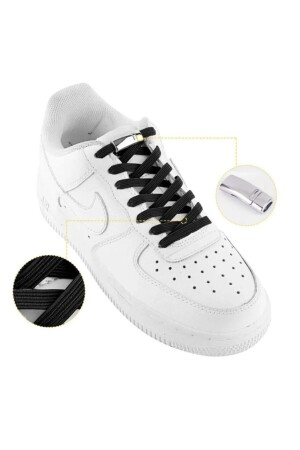 Çocuk Spor Ayakkabı Mıknatıslı Manyetik Lastikli Ayakkabı Bağcık Yeni Model Klipsli Bağcığı - 1