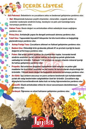 Çocuk Vitamin Katkılı Kids Kakaolu Kilo Aldırıcı Macun 200 Gr - 6