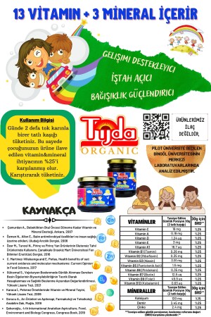 Çocuk Vitamin Katkılı Kilo - Aldırıcı Kids Kakaolu Macun 320 gr TJD-KIDSMCN-320GR - 9