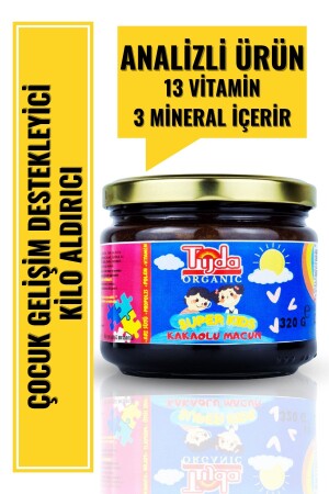 Çocuk Vitamin Katkılı Kilo - Aldırıcı Kids Kakaolu Macun 320 gr TJD-KIDSMCN-320GR - 1