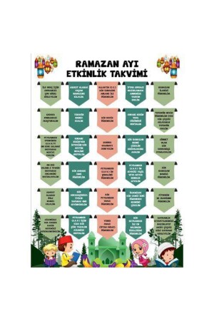 Çocuklar İçin Ramazan Hediye Etkinlik Seti 3 Parça RamazanKartı01 - 5