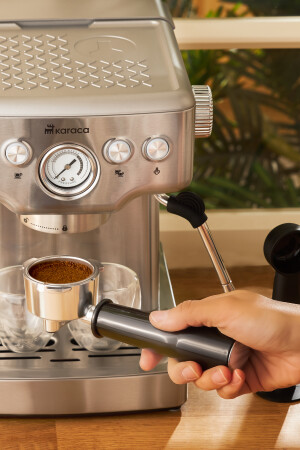 Coffee Art 1353 20 Bar Druck Espressomaschine, Latte Cappuccino Americano Maschine mit Milchaufschäumer 153. 09. 01. 0598 - 4