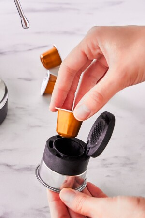 Coffee Art İnox Dijital 20 Bar Öğütülmüş Espresso Cappuccino ve Kapsül Kahve Makinesi - 2