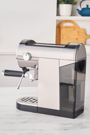 Coffee Art İnox Dijital 20 Bar Öğütülmüş Espresso Cappuccino ve Kapsül Kahve Makinesi - 7
