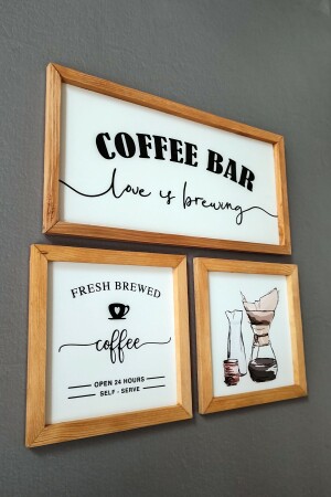 Coffee Bar and Fresh Brewed- Kahve Köşesi- Seti - 4