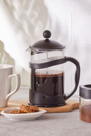 Coffee Bean Siyah French Press 800 Ml - 1