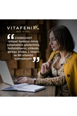 Cognizant Fosfatidilserin Ve Sitikolin Içeren Takviye Edici Gıda Vegan 40 Kapsül - 4