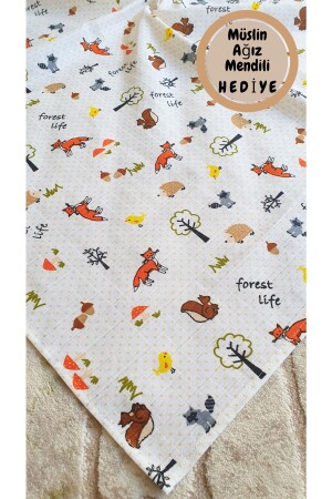 Mehrzweck-Musselin-Babydecke 80 x 90 cm & Musselin-Babydecke/Musselin-Tuch/Musselin-Überzug ORM15 - Baby Han