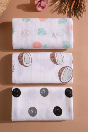 مجموعة من 3 100٪ القطن Oeko-teks المعتمدة 80x70 سم / Çk5 - Bondberro