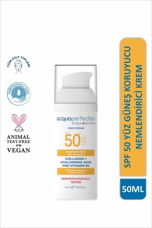 Çok Yüksek Korumalı Güneş Koruyuculu Yüz Kremi 50ml - Acqua Perfection