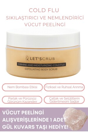 Cold Flu Vücut Peelingi Sıkılaştırıcı Ve Nemlendirici Nem Bombası Body Scrub 250 gr - 2