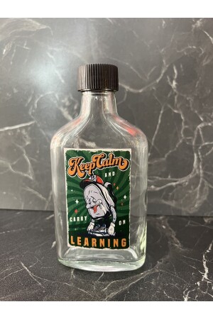 Coldbrew-Flasche, Glas, transparente Flasche, 6 Stück, wasserfest, Private Label, 200 ml-Flasche mit auslaufsicherem Verschluss, MRT01 - 6