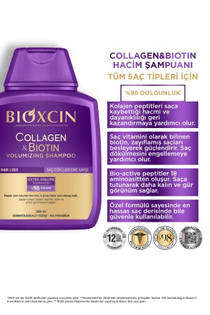 Collagen & Biotin Ekstra Hacim & Dolgunlaştırıcı Şampuan 300 Ml - 2 Li Avantaj Seti - 8