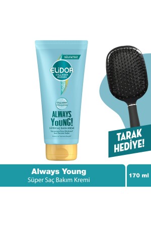 Collagen Blends Sülfatsız Süper Saç Bakım Kremi Always Young Onarıcı Yıpranma Karşıtı 170 ml - Elidor