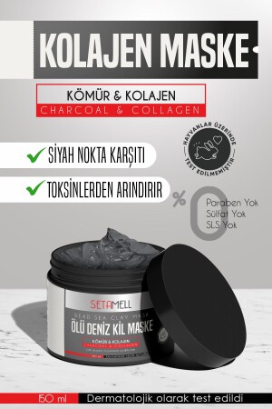 Collagen Ölüdeniz Clay Mask Anti-Akne und Mitesser 150 gr - 1