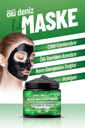 Collagen Ölüdeniz Clay Mask Anti-Akne und Mitesser 150 Gr - 1