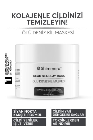 Collagen Ölüdeniz Clay Mask Blemish Akne und Mitesser Entferner 150 gr - 2