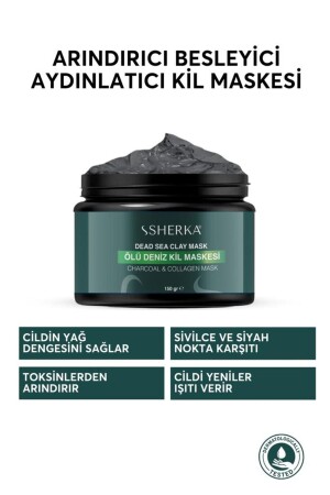 Collagen Ölüdeniz Clay Mask Entferner für Hautunreinheiten, Akne und Mitesser 150 gr - 1