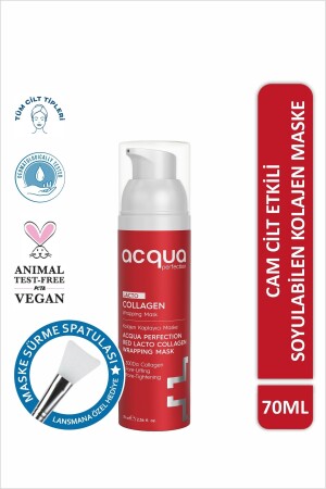 Collagen Wrapping Mask Kolajen Soyulabilen Cilt Bakım Maskesi 70ml - Acqua Perfection