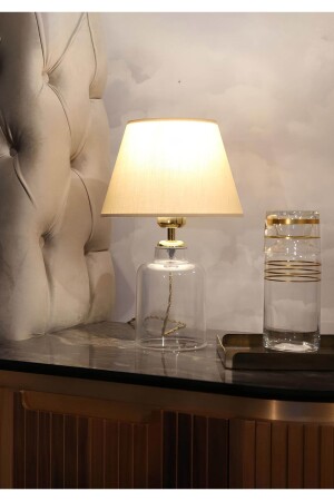 Collection Kristal Gövdeli Abajur - Kumaş Başlık - Homing