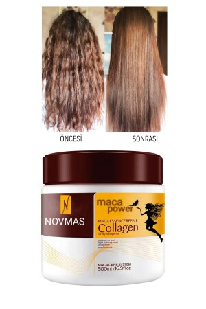 Collegen Haarmaske mit Maca-Extrakt und Weizenprotein 500 ml - 2